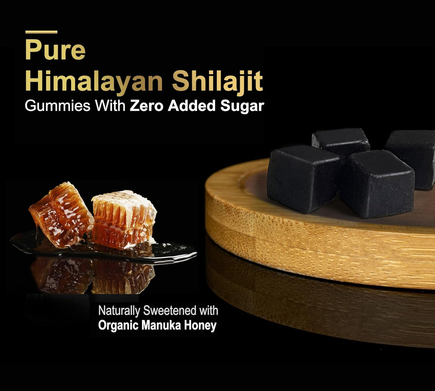 Organic Shilajit Gummies (7 Ingredients)