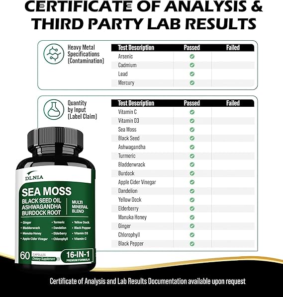 Organic Sea Moss (16-in-1 )