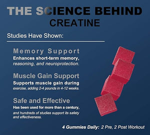 Creatine Monohydrate Gummies - Mixed Berries