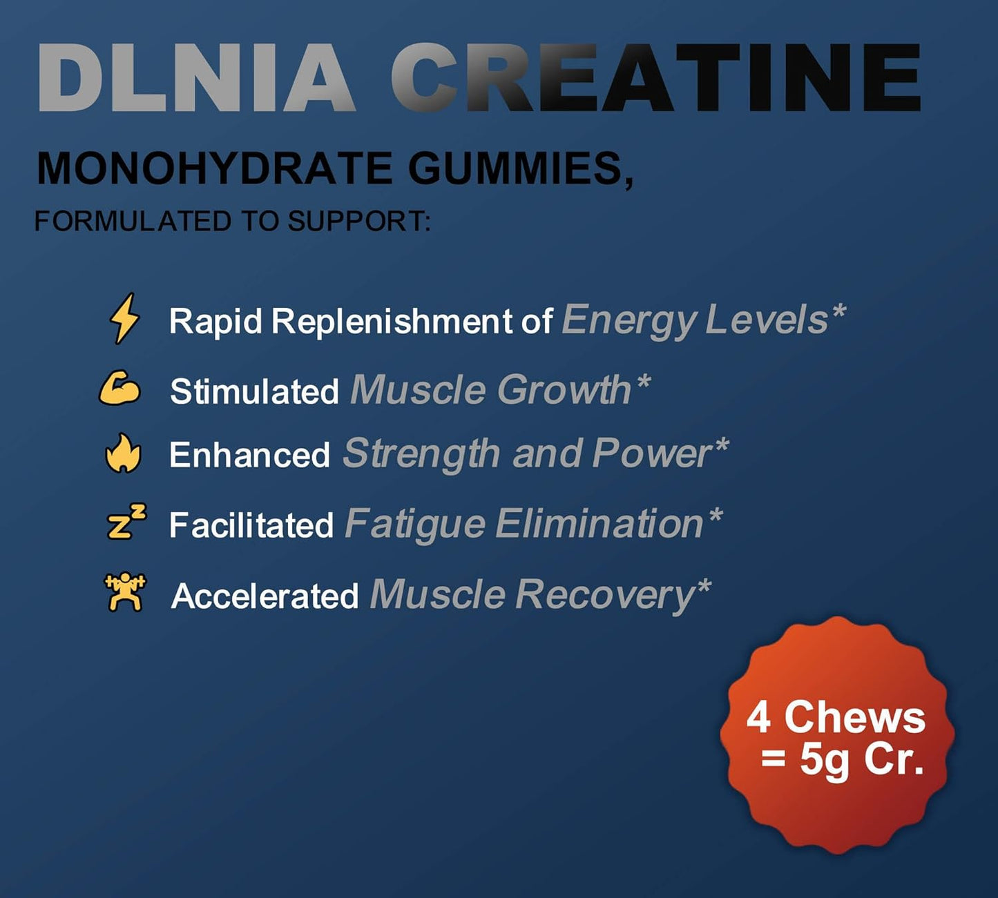 Creatine Monohydrate Gummies - Orange