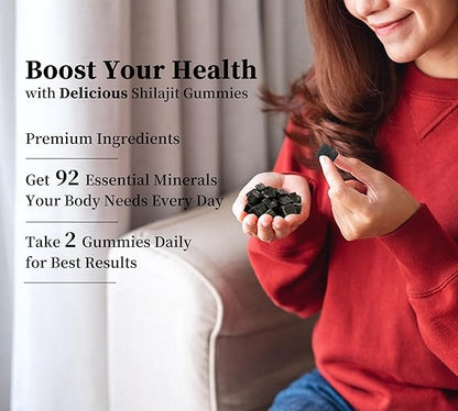 Organic Shilajit Gummies (7 Ingredients)