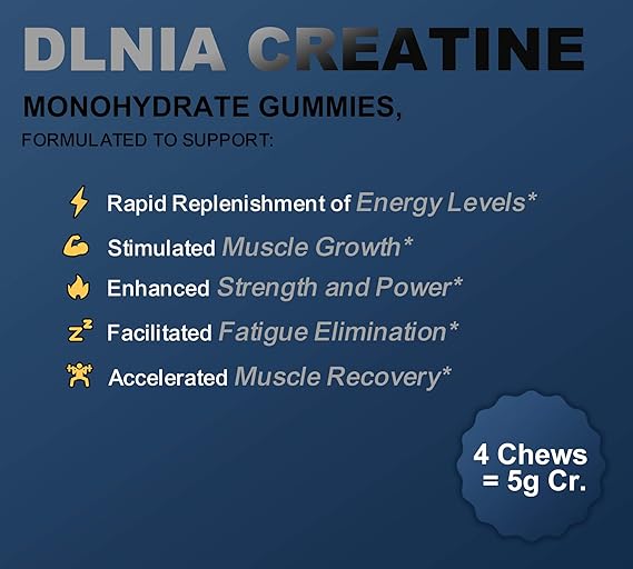 Creatine Monohydrate Gummies - Blueberry
