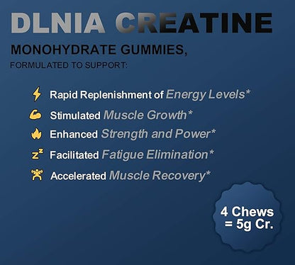 Creatine Monohydrate Gummies - Blueberry