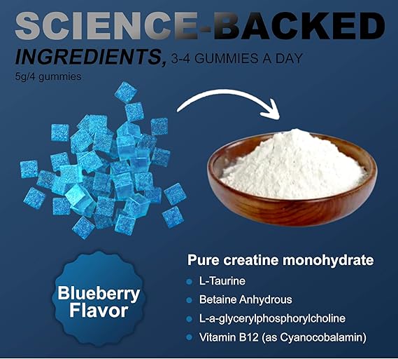 Creatine Monohydrate Gummies - Blueberry