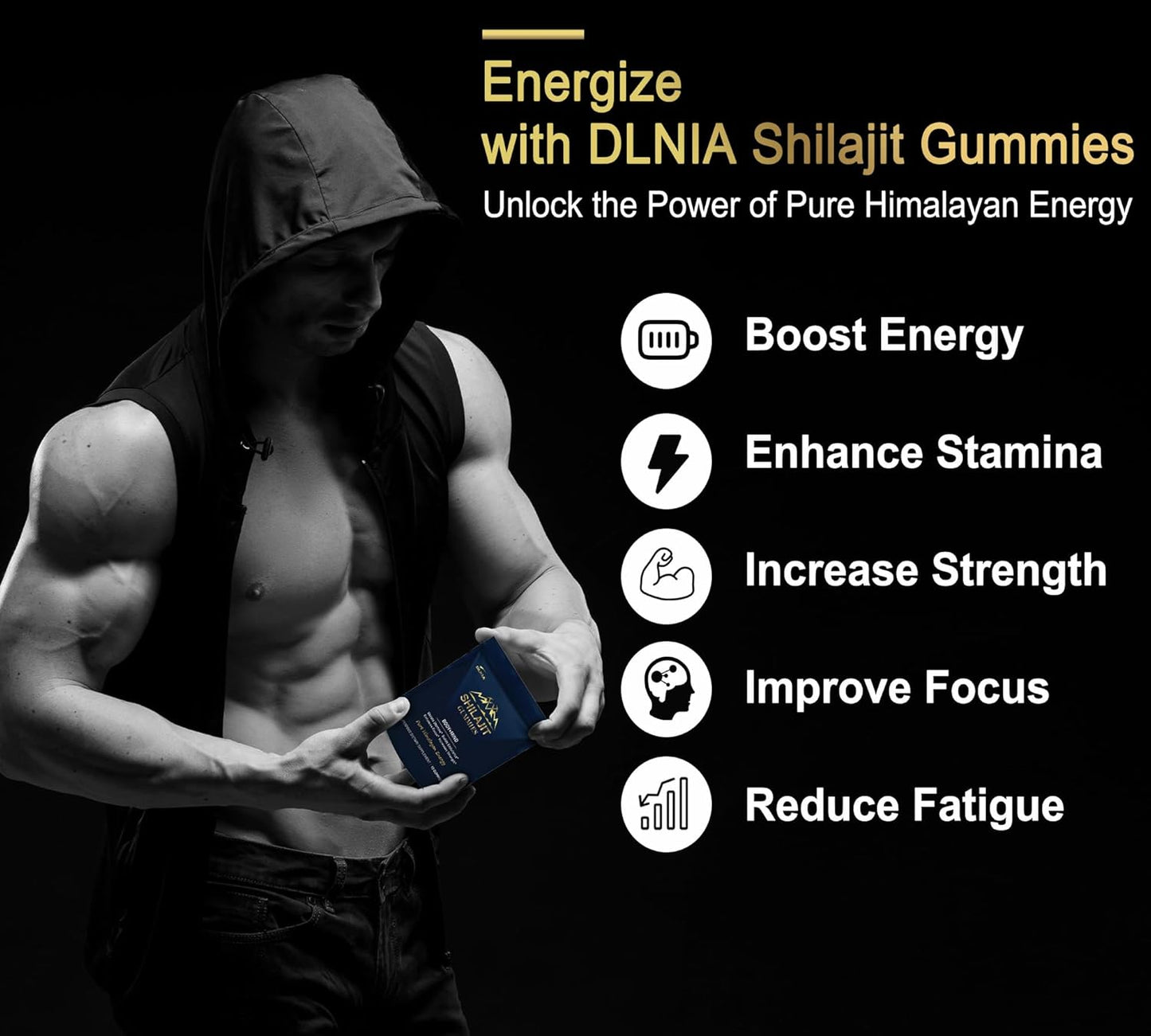 Organic Shilajit Gummies (Gummies-90 Ct)