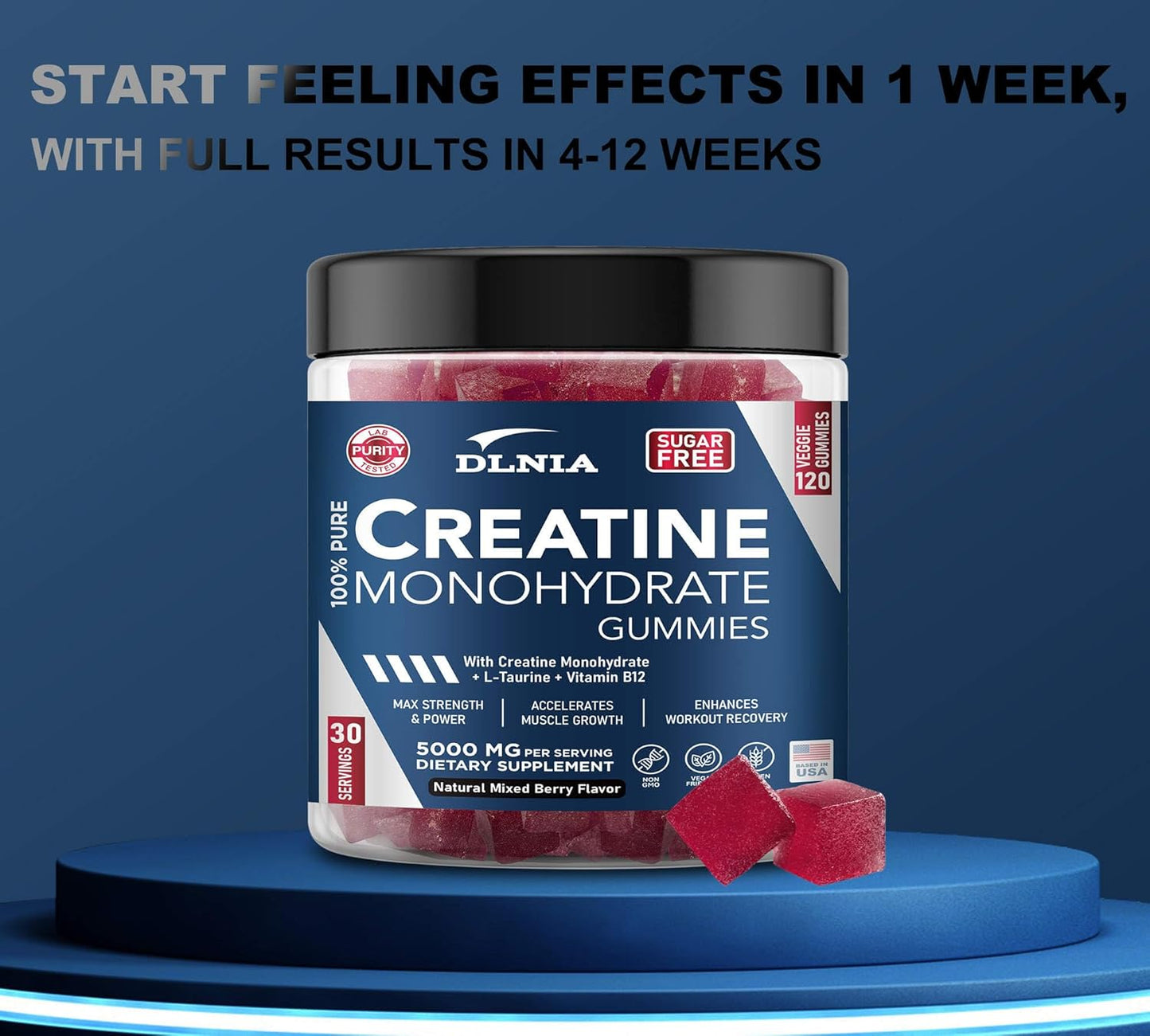 Creatine Monohydrate Gummies - Mixed Berries
