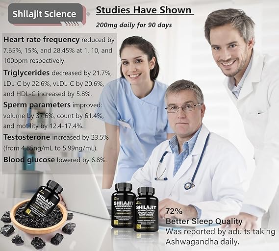 Shilajit for Men with Ashwaganda (8-in-1 )
