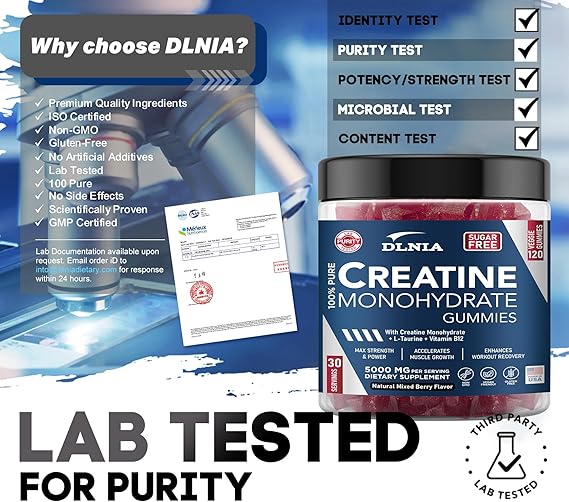 Creatine Monohydrate Gummies - Mixed Berries
