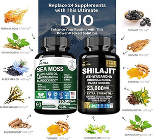 All in 1 Supplement - Sea Moss & Shilajit Vitality Bundle