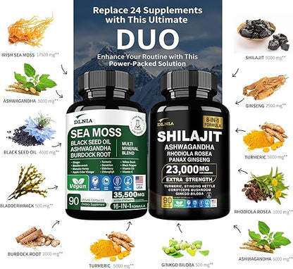 All in 1 Supplement - Sea Moss & Shilajit Vitality Bundle