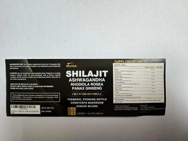 Shilajit for Men with Ashwaganda (8-in-1 )