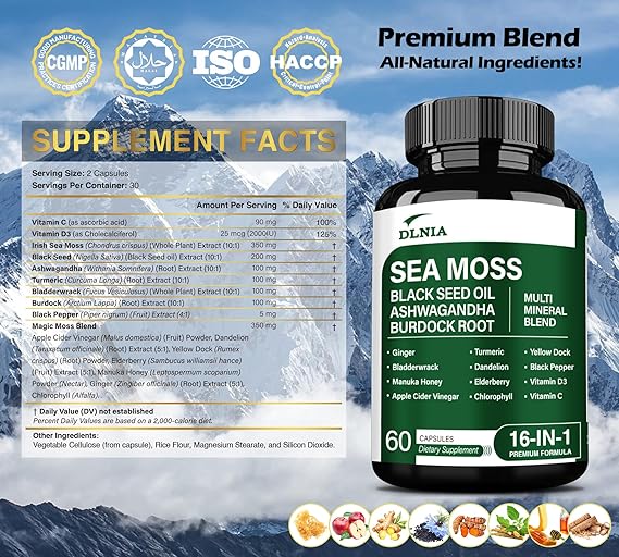 Organic Sea Moss (16-in-1 )