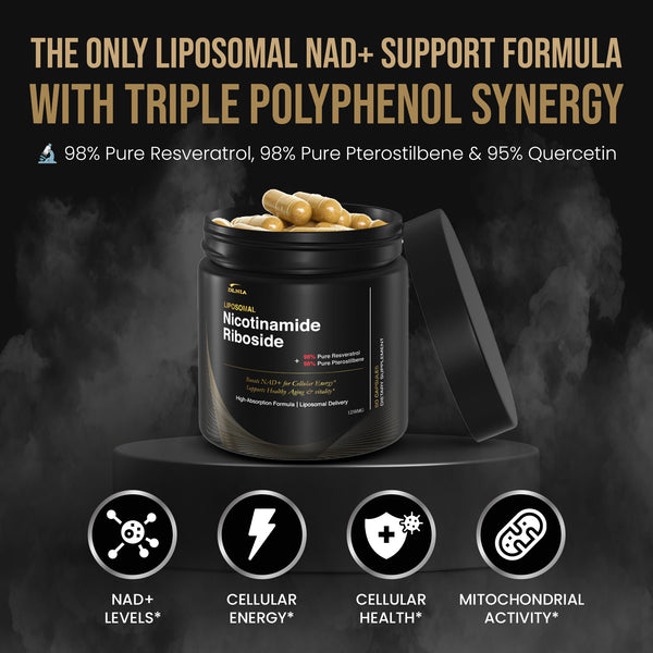 PLANT-BASED LIPOSOMAL NAD+ CAPSULES