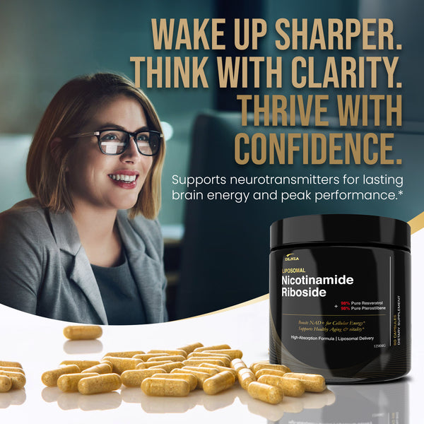 PLANT-BASED LIPOSOMAL NAD+ CAPSULES