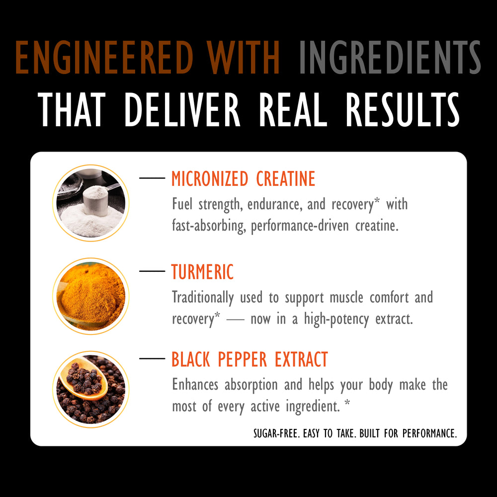 MICRONIZED CREATINE MONOHYDRATE GUMMIES ORANGE